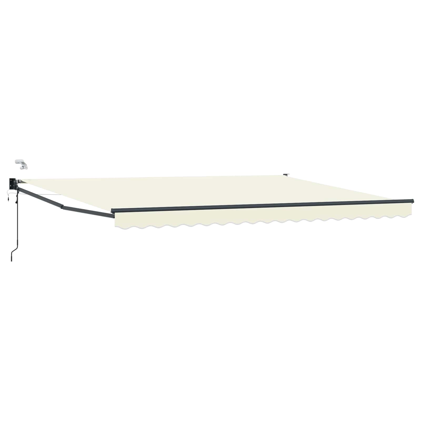 Elektrische ausziehbare Markise Creme 4,5 × 3 m