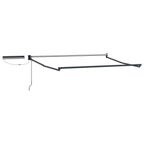 Elektrische ausziehbare Markise Anthrazit 2,5 x 2 m