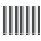 Manuell einziehbare Markise Anthrazit und Weiß 4,5 × 3 m