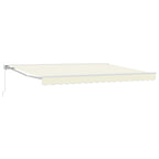 Manuell einziehbare Markise Creme 4,5 x 3,5 m