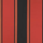 Manuell einziehbare Markise Orange, Schwarz und Gelb