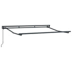 Manuell einziehbare Markise Creme 3,5 x 2 m