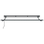 Manuell einziehbare Markise Braun 3,5 x 2 m