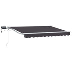 Manueller Markisenrahmen mit LEDs 3,5 x 2,5 m