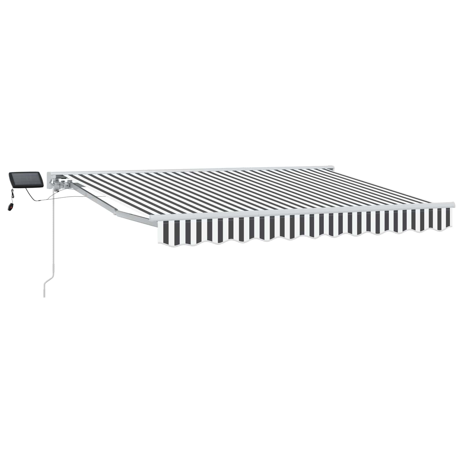 Manueller Markisenrahmen mit LEDs 3,5 x 2,5 m