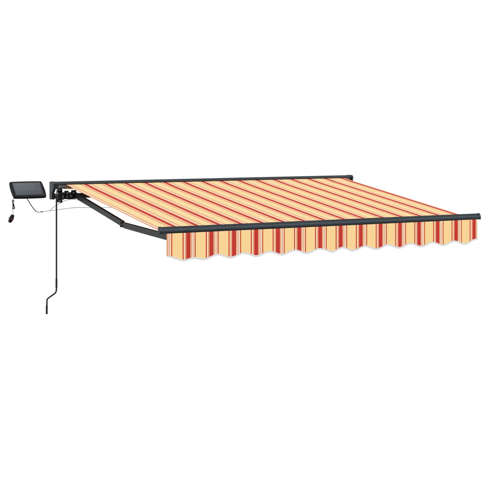 Manueller Markisenrahmen mit LEDs 3 x 2 m