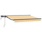 Manueller Markisenrahmen mit LEDs 3 x 2,5 m