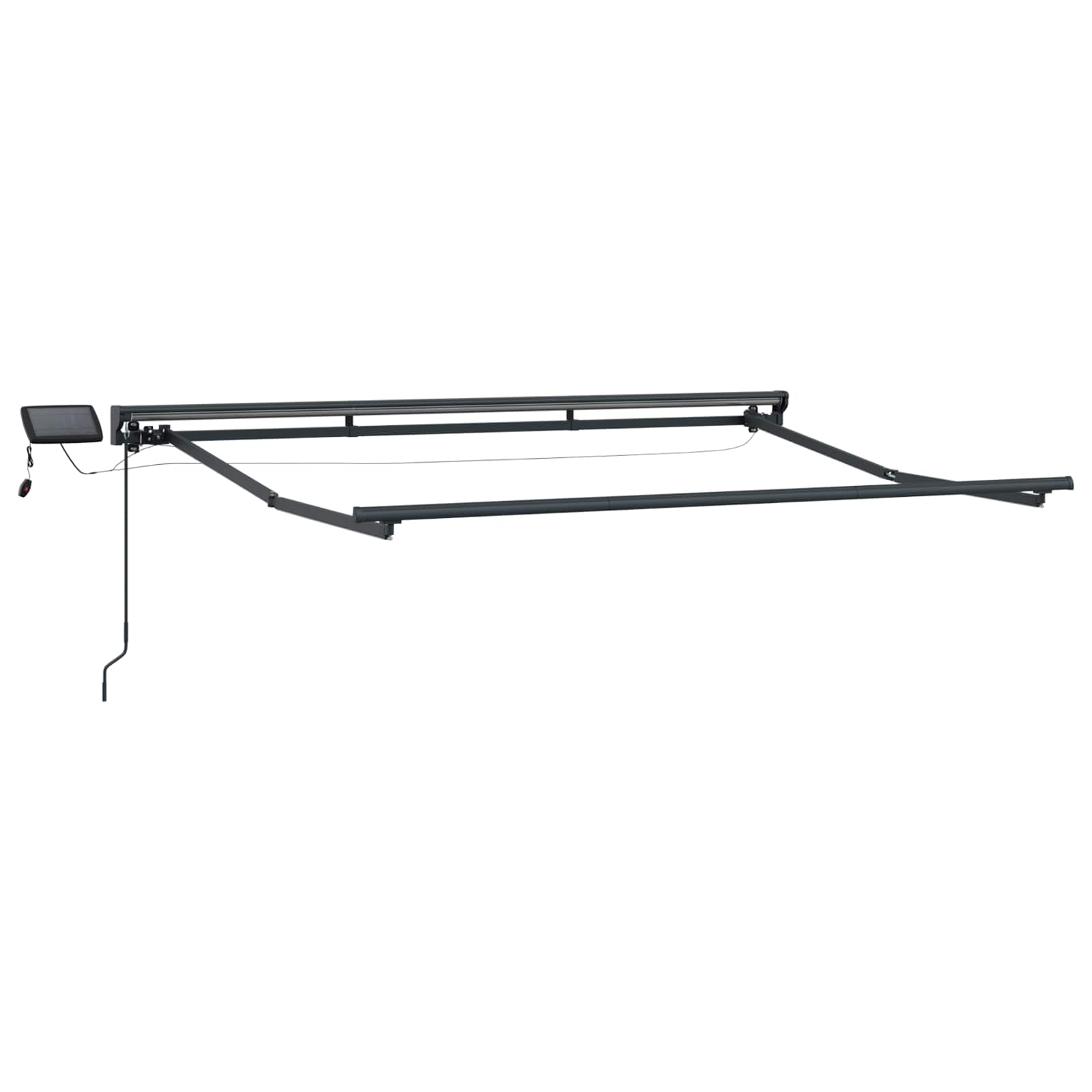 Manueller Markisenrahmen mit LEDs 3 x 2,5 m