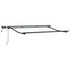 Manueller Markisenrahmen mit LEDs 3 x 2,5 m