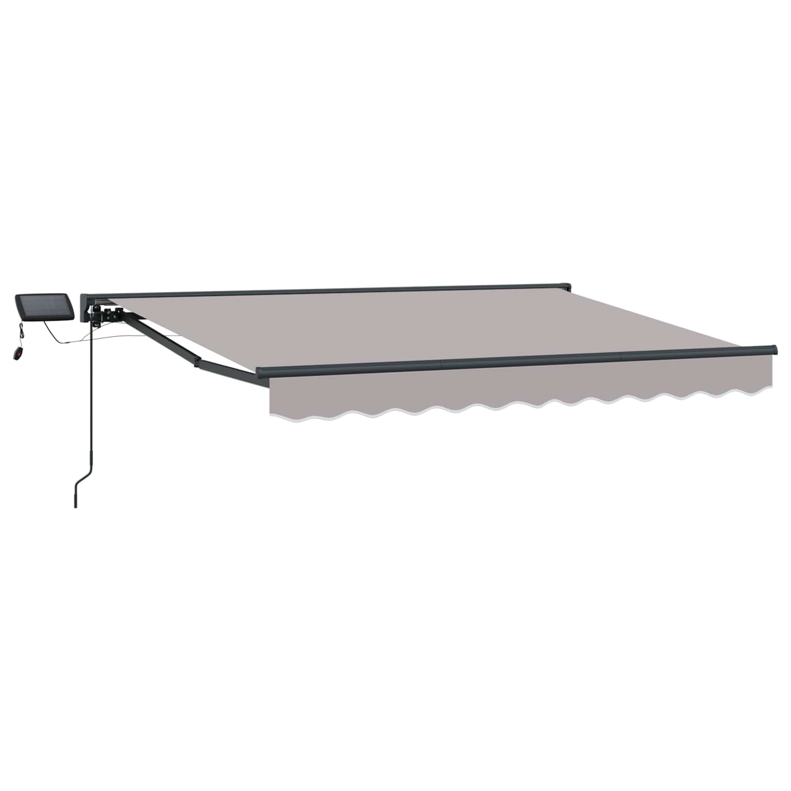 Manueller Markisenrahmen mit LEDs 3 x 2,5 m