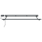 Manueller Markisenrahmen mit LEDs 3,5 x 2,5 m