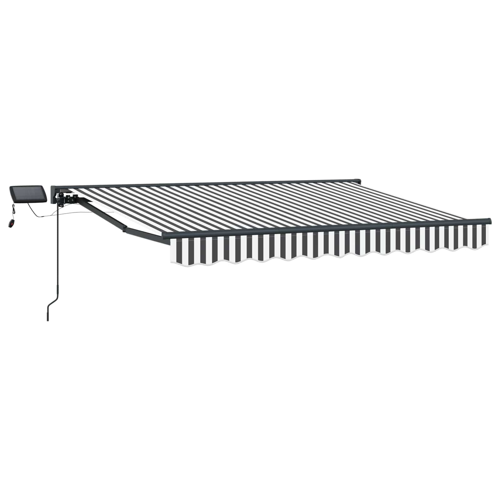 Manueller Markisenrahmen mit LEDs 3,5 x 2,5 m