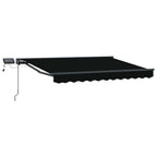 Manueller Markisenrahmen mit LEDs 3,5 x 2,5 m