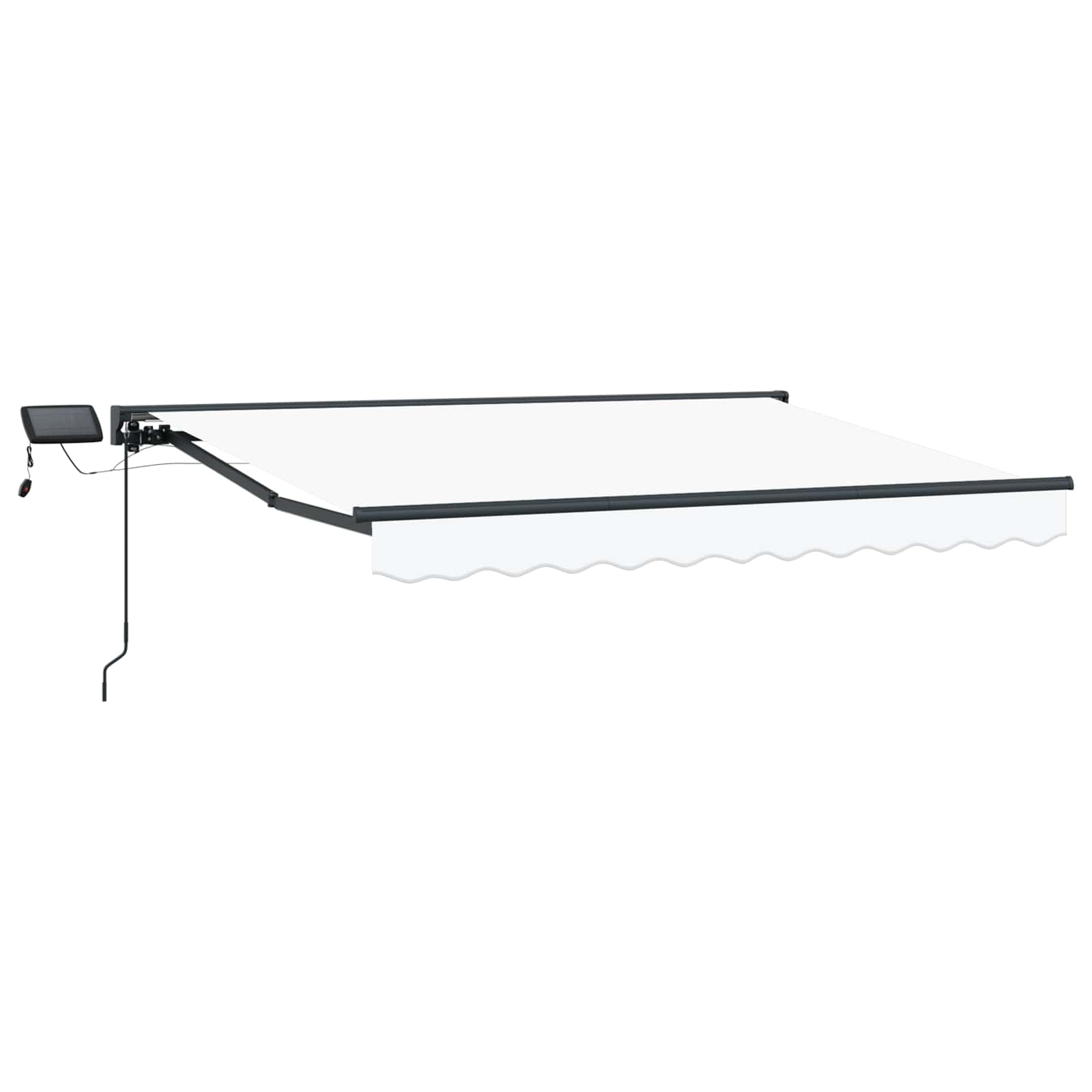 Manueller Markisenrahmen mit LEDs 3,5 x 2,5 m