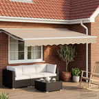 Elektrische ausziehbare Markise Beige 3 x 2,5 m