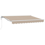 Elektrische ausziehbare Markise Beige 3 x 2,5 m