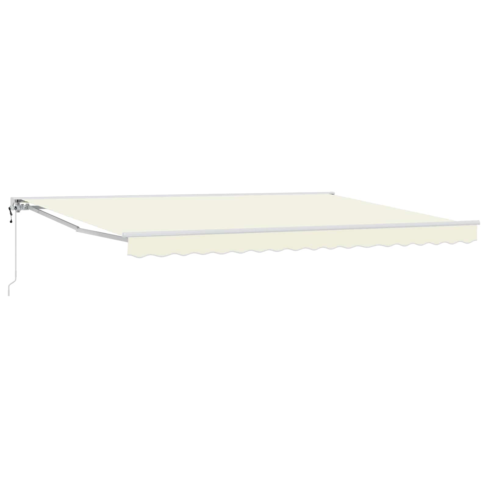 Elektrische ausziehbare Markise Creme 4 x 3 m