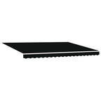 Elektrische ausziehbare Markise Schwarz 4 x 3 m