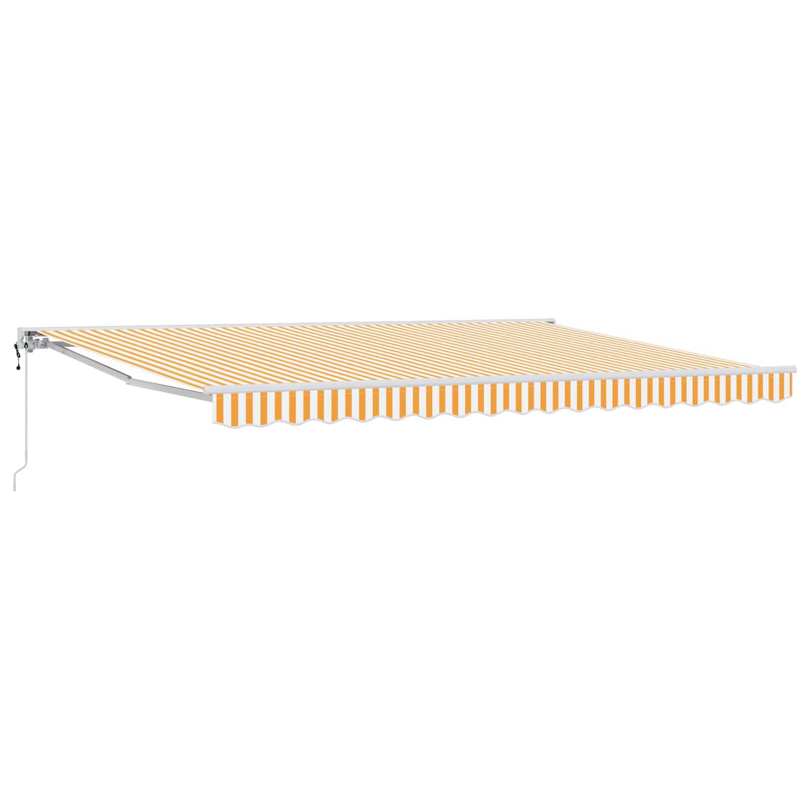 Elektrische ausziehbare Markise Orange 5 x 3 m