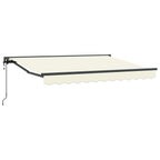 Elektrische ausziehbare Markise Creme 2,5 x 2 m