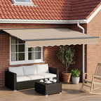 Elektrische ausziehbare Markise Beige 3,5 x 2 m