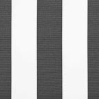 Elektrische ausziehbare Markise Anthrazit und Weiß 4 x 2 m