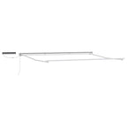 Elektrische ausziehbare Markise Blau und Weiß 5 x 3,5 m