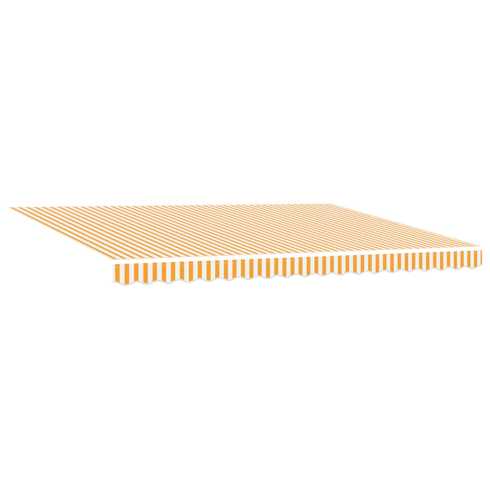Elektrische ausziehbare Markise Gelb, Weiß, Anthrazit 4,5 × 3 m