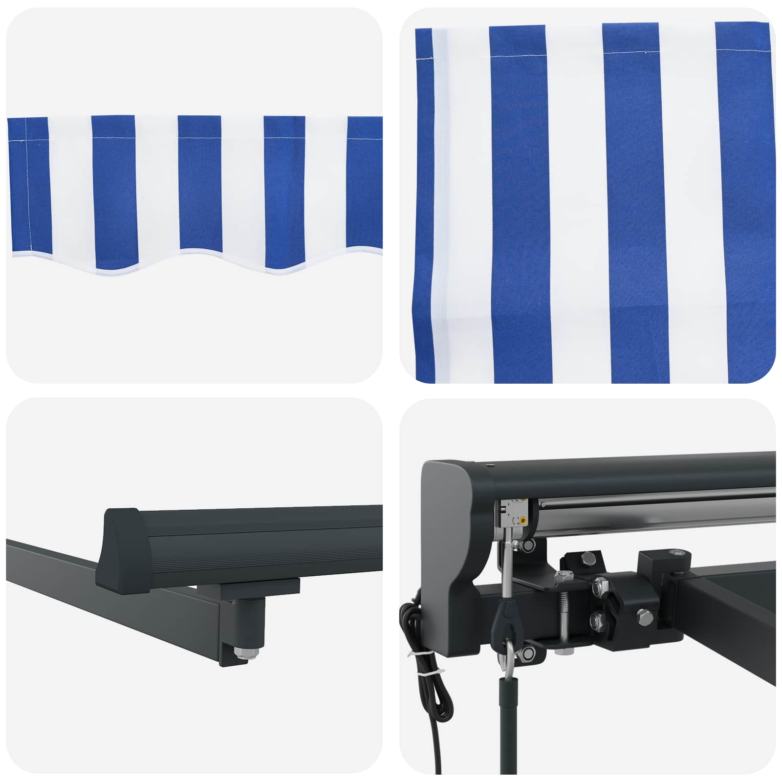 Elektrische ausziehbare Markise 4,5 x 3,5 m