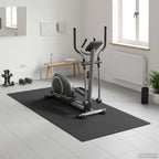 Sport Schutzmatte Schwarz 180 x 75 x 0,6 cm Hochdichtes PVC