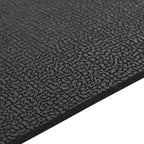 Sport Schutzmatte Schwarz 183 x 122 x 0,6 cm Hochdichtes PVC