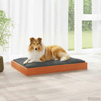 Hundebett Wachsbraun 92 x 64 x 9 cm Massivholz Kiefer