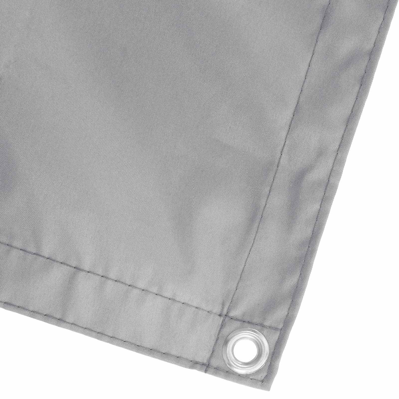 Balkonsichtschutz Hellgrau 100 x 500 cm Oxford-Stoff