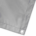 Balkonsichtschutz Hellgrau 110 x 300 cm Oxford-Stoff
