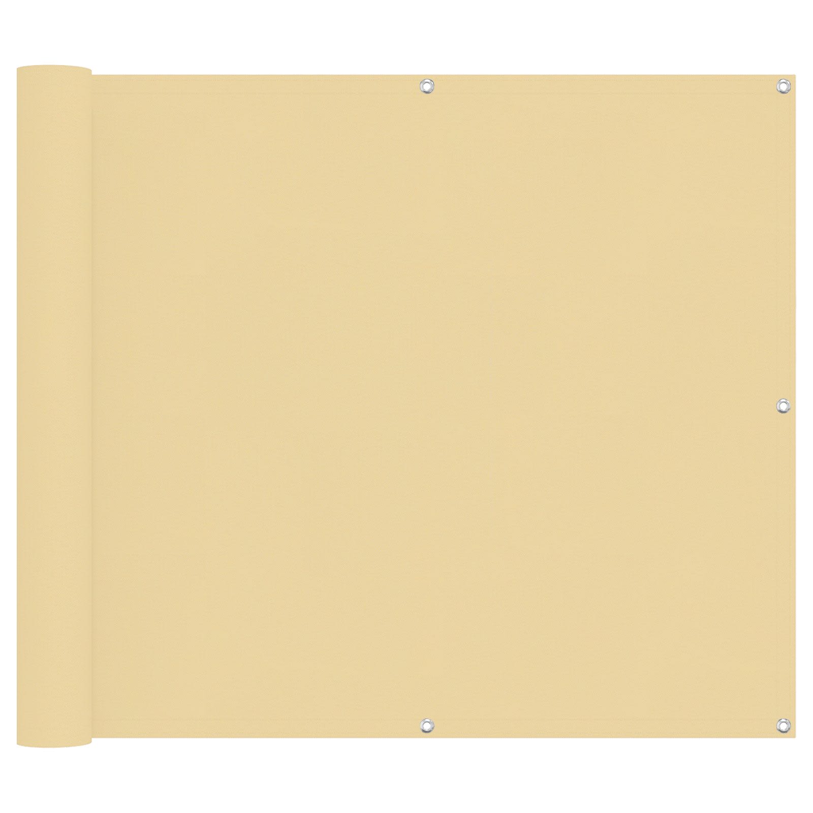 Balkonsichtschutz Sand 100 x 600 cm Oxford-Stoff