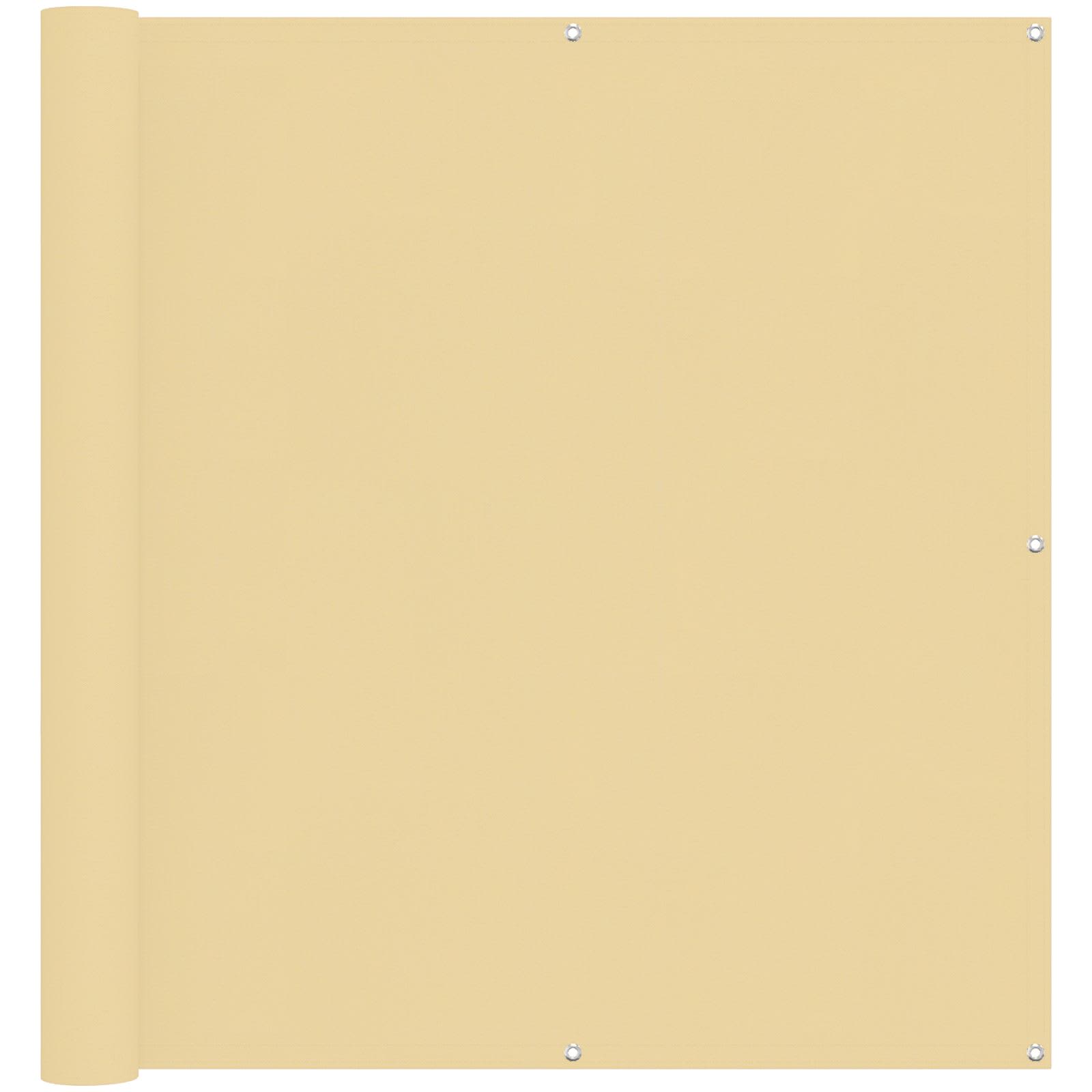 Balkonsichtschutz Sand 110 x 500 cm Oxford-Stoff