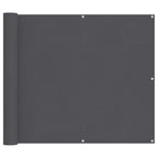 Balkonsichtschutz Anthrazit 100 x 400 cm Oxford-Stoff