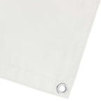 Balkonsichtschutz Weiß 110 x 1000 cm Oxford-Stoff