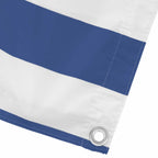 Balkonsichtschutz Blau und Weiß 110 x 700 cm Oxford-Stoff