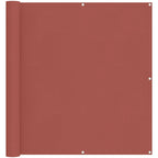 Balkonsichtschutz Terrakotta 110 x 400 cm Oxford-Stoff