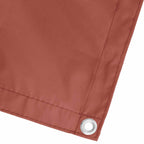 Balkonsichtschutz Terrakotta 110 x 500 cm Oxford-Stoff