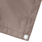 Balkonsichtschutz Taupe 100 x 400 cm Oxford-Stoff