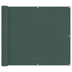 Balkonsichtschutz Dunkelgrün 100 x 300 cm Oxford-Stoff