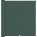 Balkonsichtschutz Dunkelgrün 110 x 800 cm Oxford-Stoff