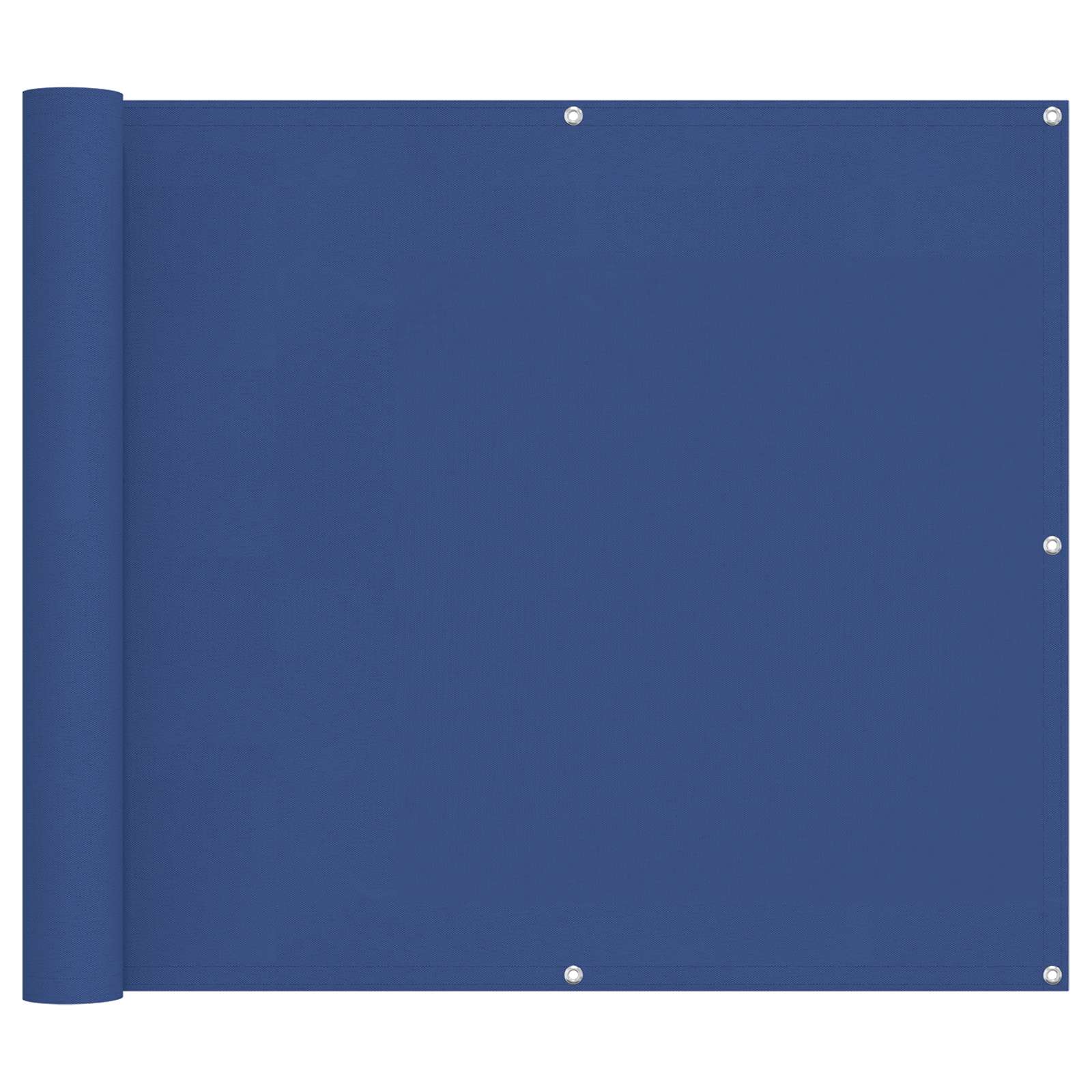 Balkonsichtschutz Blau 100 x 300 cm Oxford-Stoff