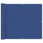 Balkonsichtschutz Blau 100 x 800 cm Oxford-Stoff