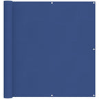 Balkonsichtschutz Blau 110 x 400 cm Oxford-Stoff