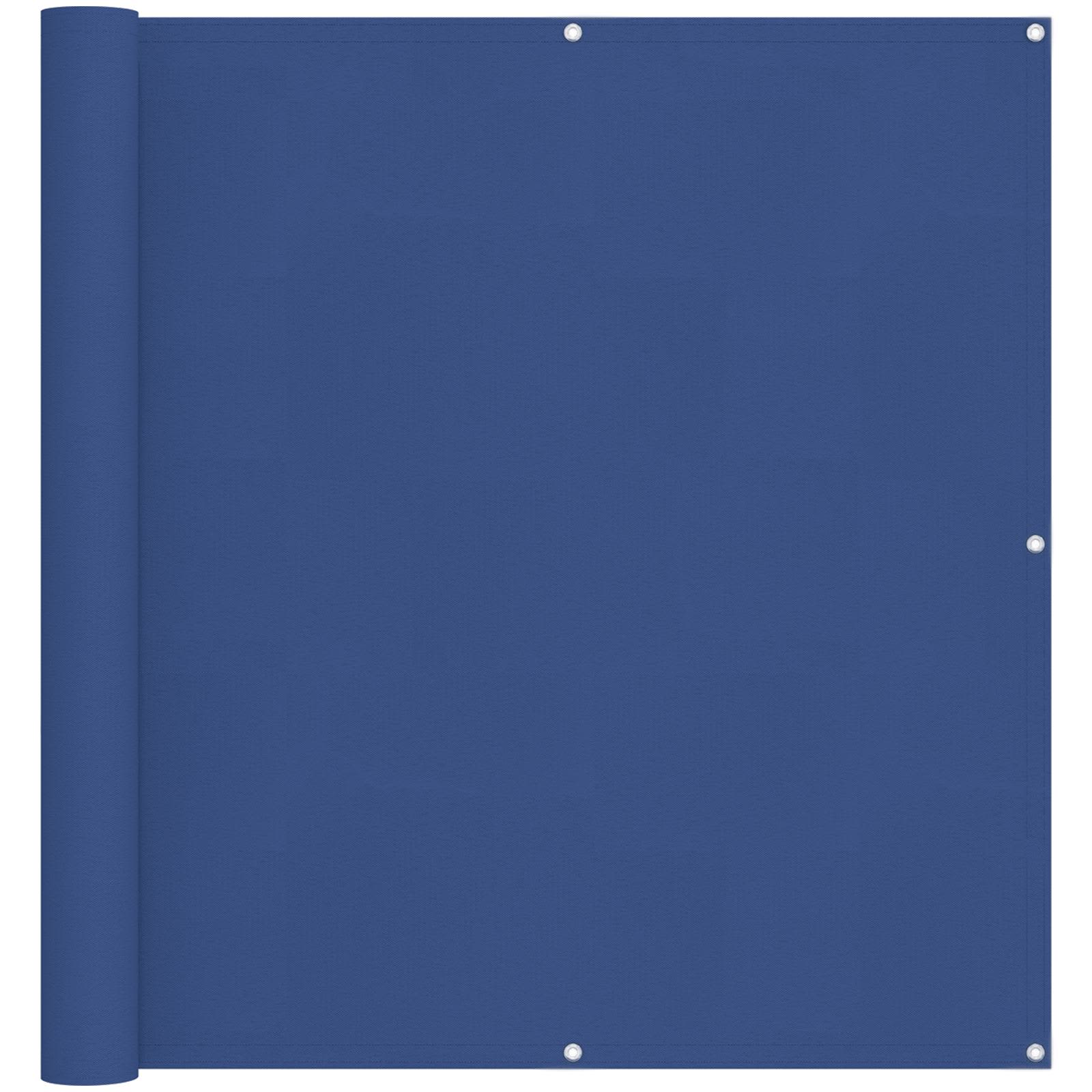 Balkonsichtschutz Blau 110 x 700 cm Oxford-Stoff