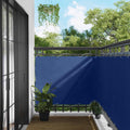 Balkonsichtschutz Blau 110 x 1000 cm Oxford-Stoff