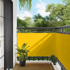 Balkonsichtschutz Gelb 100 x 300 cm Oxford-Stoff